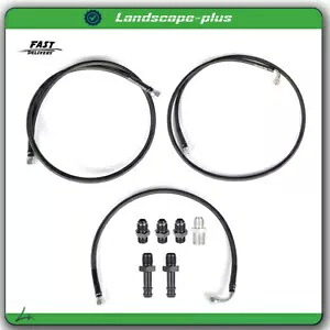 1996-2002 ダッジラム 5.9L 47RE トランスミッションクーラーラインキットホース SS に適合 Fit For 1996-2002 Dodge Ram 5.9L 47RE Transmission Cooler Lines Kit Hoses SS 【並行輸入品】