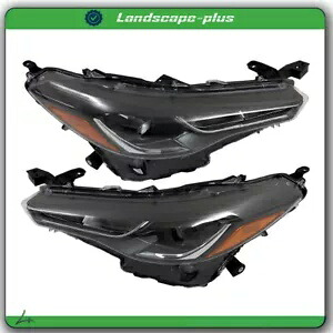 左+右ヘッドライトセット 2022 2023 トヨタ カローラ クロス L LE クリアブラック LED Left+Right Headlight Set For 2022 2023 Toyota Corolla Cross L LE Clear Black LED 【並行輸入品】