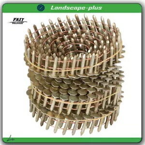 7200個 亜鉛メッキコイル屋根釘 3/8インチ ヘッド直径 3/4インチ × 0.12インチ 15度 7200Pcs Galvanized Coil Roofing Nail 3/8\