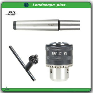 モールステーパーアーバーとキー付きドリルチャックツール旋盤MT2 5/64インチから1/2インチ用 Drill Chuck Tool With Morse Taper Arbor and Key For Lathe MT2 5/64\'\' to 1/2\'\' 【並行輸入品】
