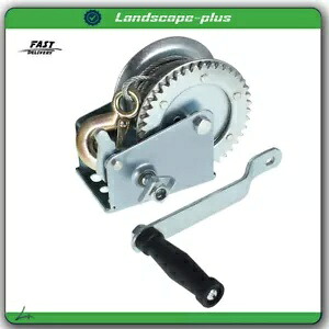 手動クランク ウインチ & ボート ウインチ 1500 ポンド 5.0 ミリメートル * 10 メートルロープ高炭素鋼 Manual Crank Winch & Boat Winch 1500 lbs With 5.0mm*10m Rope High Carbon Steel 【並行輸入品】