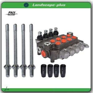 油圧制御バルブ複動 4 スプール 21 GPM 3600 PSI SAE ポート Hydraulic Control Valve Double Acting 4 Spool 21 GPM 3600 PSI SAE Ports 【並行輸入品】