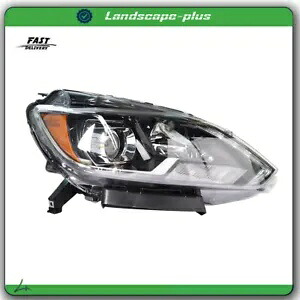 2016-2019 日産セントラ SL SR LED ヘッドライトアセンブリ W/DRL ブラック右側 For 2016-2019 Nissan Sentra SL SR LED Headlight Assembly W/DRL Black Right Side 【並行輸入品】