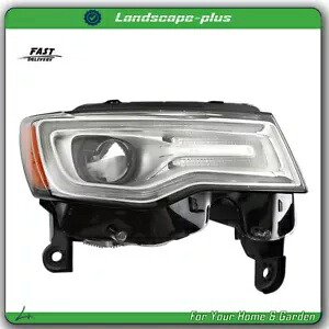 クローム HID ヘッドライト ジープ グランドチェロキー 2019-2021 LED 右/助手席用 クリア Chrome HID Headlight For Jeep Grand Cherokee 2019-2021 LED Right/Passenger Clear 【並行輸入品】