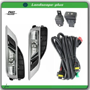 ホンダ CRV 2015-2016 2.4L 左 + 右サイドバンパーフォグライトアセンブリ 配線付き For Honda CRV 2015-2016 2.4L Left+Right Side Bumper Fog Light Assembly w/Wiring 【並行輸入品】