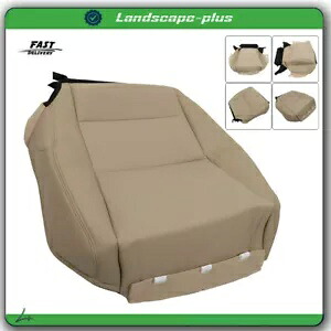 レザー運転席側底部タンシートカバー穴あき 13 - 2017 ホンダアコード Leather Driver Side Bottom Tan Seat Cover Perforated For 13 - 2017 Honda Accord 【並行輸入品】
