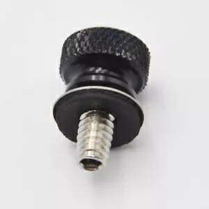 ブラック CNC カット後部シートボルトネジハーレースポーツスターストリートグライド 86-UP に適合 Black CNC Cut Rear Seat Bolt Screw Fit For Harley Sportster Street Glide 86-UP 【並行輸入品】
