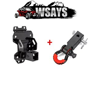WSAYS 2インチ トレーラーヒッチレシーバー シャックル牽引マウント Can-Am Maverick X3 2022-24用 WSAYS 2\