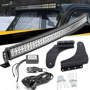 ポラリスレンジャー XP900/1000 プロフィットケージルーフ 50 インチ湾曲ライトバーマウントキット Fit Polaris Ranger XP900/1000 Pro Fit Cage Roof 50'' Curved Light Bar Mount Kits 【並行輸入品】