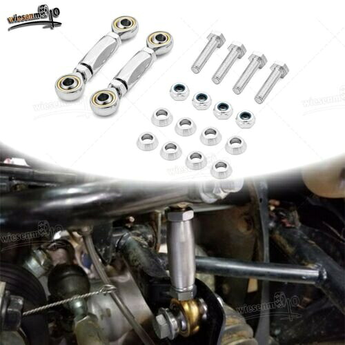 アルミニウム フロント スウェイ バー スタビライザー リンク 2017-2018 Can Am Maverick X3 モデルに適合 Aluminum Front Sway Bar Stabilizer Links Fit 2017-2018 Can Am Maverick X3 Models 【並行輸入品】