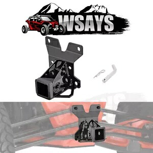 Can-Am Maverick X3 Max RR WSAYS スチール 2インチ レシーバー スタイル トレーラー ヒッチ マウント用 For Can-Am Maverick X3 Max RR WSAYS Steel 2\