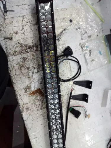 180W 32インチ ストレート バンパー LED ライトバー コンボ 配線付き 16-UP トヨタ タコマ用 180W 32\