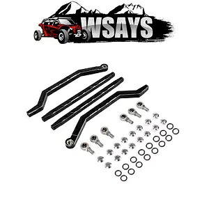 WSAYS ハイクリアランスアルミリアラジアスロッドポラリス RZR プロ R/ターボ R 2/4 用 WSAYS High Clearance Aluminum Rear Radius Rods For Polaris RZR Pro R/Turbo R 2/4 【並行輸入品】