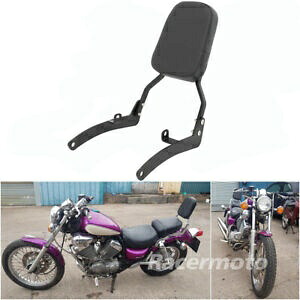ヤマハ ビラーゴ XV400 1988-1997 XV535 全年式シーシーバーバックレストパッドブラック For Yamaha Virago XV400 1988-1997 XV535 All Years Sissy Bar Backrest Pad Black 【並行輸入品】