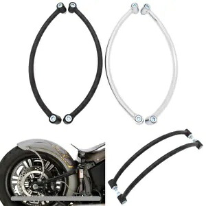 ハーレークルーザーカスタムボバー用リアフェンダーレールサポートブラケットマウントホルダー Rear Fender Rail Support Bracket Mount Holder For Harley Cruiser Custom Bobber 【並行輸入品】