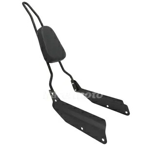 ブラックトールシーシーバーバックレストパッドホンダ VTX1300C VTX1800C VTX1800F 2002-2009 Black Tall Sissy Bar Backrest Pad For Honda VTX1300C VTX1800C VTX1800F 2002-2009 【並行輸入品】