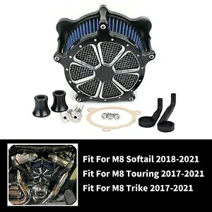エアクリーナーブルーインテークフィルターアクセサリーキットハーレーロードキングストリートグライド用 Air Cleaner Blue Intake Filter Accessories Kit For Harley Road King Street Glide 【並行輸入品】