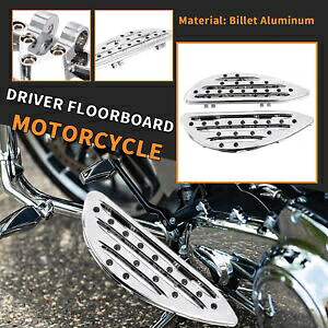 ハーレー エレクトラ ロード グライド キング FLH 用モーター クローム ドライバー ストレッチ フロアボード Motor Chrome Driver Stretched Floorboard For Harley Electra Road Glide King FLH 【並行輸入品】