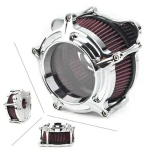 クローム CNC エアクリーナー インテークフィルター ハーレー エレクトラ ロード グライド カスタム FLTRX 用 Chrome CNC Air Cleaner Intake Filter For Harley Electra Road Glide Custom FLTRX 【並行輸入品】