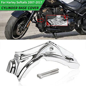シリンダーベースサイドカバー ハーレーファットボーイ FLSTF ヘリテージソフテイル FLSTC 07-17用 Cylinder Base Side Cover For Harley Fat Boy FLSTF Heritage Softail FLSTC 07-17 【並行輸入品】