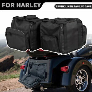 モーターリアサドルバッグトランクライナーバッグ荷物ハーレートライグライドウルトラクラシック Motor Rear Saddlebags Trunk Liner Bag Luggage For Harley Tri Glide Ultra Classic 【並行輸入品】