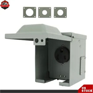 50A NEMA 250V 6-50R 電源コンセントパネルレセプタクル電源コンセントボックス 50A NEMA 250V 6-50R Power Outlet Panel Receptacle Electrical Power Outlet Box 【並行輸入品】