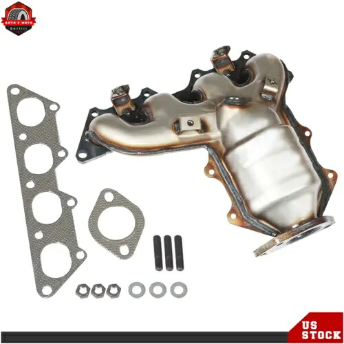 フロントマニホールド触媒コンバーター 2002/03-07 三菱ランサーに適合 ガスケット付き Front Manifold Catalytic Converter Fit For 2002/03-07 Mitsubishi Lancer w/Gasket 【並行輸入品】