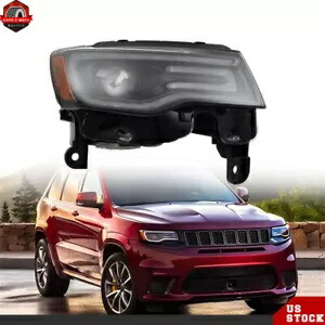 2019-2021 ジープ グランドチェロキー ブラック HID/キセノン ヘッドライト 右助手席側 For 2019-2021 Jeep Grand Cherokee Black HID/Xenon Headlight Right Passenger Side 【並行輸入品】