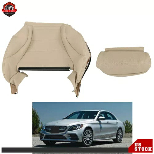 2015-2021 メルセデスベンツ C300 シートカバー 運転席底 レザー ライトタン For 2015-2021 Mercedes Benz C300 Seat Cover Driver Bottom Leather Light Tan 【並行輸入品】