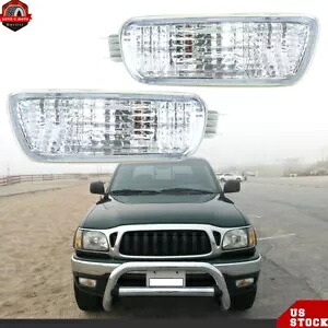 タコマトラック 2001-2004 ターンシグナルライトペアフロントバンパー下部 LH & RH For Tacoma Truck 2001-2004 Turn Signal Lights Pair Front Bumper Lower LH&RH 【並行輸入品】