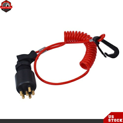 イグニッションキースイッチ ストラップ付き 175974 5005801 エビンルードジョンソン用 Ignition Key Switch W/Lanyard 175974 5005801 For Evinrude Johnson 【並行輸入品】