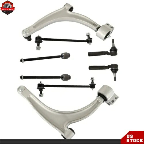 8 × ステアリング コントロール アーム ボール ジョイント スウェイ バー キット 2004-2012 シボレー マリブ用 8 × Steering Control Arm Ball Joint Sway Bar Kit For 2004-2012 Chevrolet Malibu 【並行輸入品】