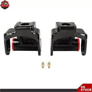 2 インチドロップロワーリングシャックルレベリングキット 2003-13 ダッジラム 2500 3500 2WD 4WD 用 2'' Drop Lowering Shackles Leveling Kit For 2003-13 Dodge Ram 2500 3500 2WD 4WD 【並行輸入品】