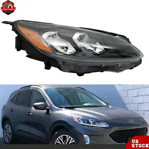LED ヘッドライトヘッドランプフォードエスケープ 2020-2021 DRL 付き右助手席側 LED Headlight Headlamp For Ford Escape 2020-2021 W/ DRL Right Passenger Side 【並行輸入品】