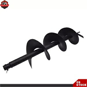 アースオーガードリルビット 8インチ ガス動力ポストフェンスホールディガー鋳鋼用 Earth Auger Drill Bits 8 inch for Gas Powered Post Fence Hole Digger Cast Steel 【並行輸入品】