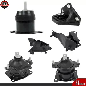 6 個のエンジンモーター & トランスマウントセット 2003-2007 ホンダ アコード 2.4L L4 A4526HY 用 6PCS Engine Motor & Trans Mount Set For 2003-2007 Honda Accord 2.4L L4 A4526HY 【並行輸入品】