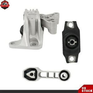 3個 エンジンモーター&トランスマウント トルクストラットマウント付き 2012-2018 フィアット 500 1.4L用 3Pcs Engine Motor &Trans Mount w/ Torque Strut Mount For 2012-2018 Fiat 500 1.4L 【並行輸入品】