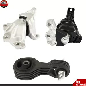 3 個エンジンモーター & オートトランスミッションマウントセット EM9885 ホンダシビック 1.8L l4 用 3PCS Engine Motor & Auto Transmission Mount Set EM9885 For Honda Civic 1.8L l4 【並行輸入品】