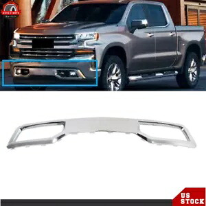 19 20-21 シボレー シルバラード 1500 クローム フロントバンパー スキッド プレート 84176756 For 19 20-21 Chevy Silverado 1500 Chrome Front Bumper Skid Plate 84176756 【並行輸入品】