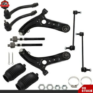 フロントコントロールアームボールジョイントタイロッドスウェイリンクキット 12-17 ヒュンダイベロスター用 Front Control Arm Ball Joint Tie Rod Sway Link Kit For 12-17 Hyundai Veloster 【並行輸入品】
