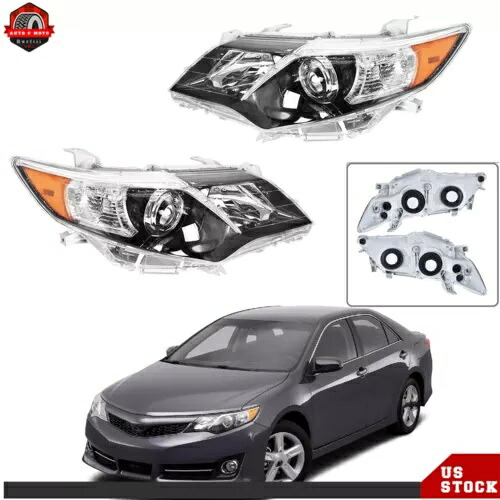 トヨタカムリ 2012 13 14 ブラックハウジングクリアレンズヘッドライトヘッドランプ LH & RH For Toyota Camry 2012 13 14 Black Housing Clear Lens Headlights Headlamps LH&RH 【並行輸入品】 41,470円