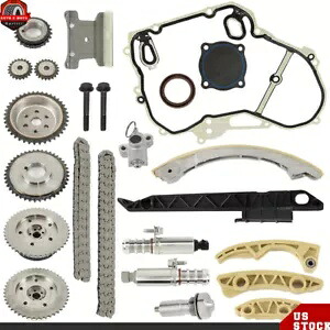 シボレー GMC タイミングチェーンキット VCT セレノイドアクチュエーターギアカバーガスケット For Chevrolet GMC Timing Chain Kit VCT Selenoid Actuator Gear Cover Gasket 【並行輸入品】