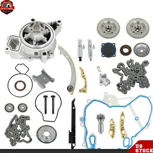 タイミングチェーンキット VCT セレノイドアクチュエーターギア ウォーターポンプ付き シボレー 2.2L 2.4L Timing Chain Kit VCT Selenoid Actuator Gear w/Water Pump For Chevrolet 2.2L 2.4L 【並行輸入品】