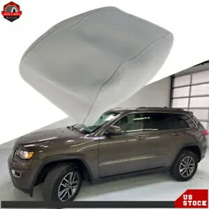 11-19 ジープ グランドチェロキー レザー グレー センター コンソール蓋 アームレスト カバー For 11-19 Jeep Grand Cherokee Leather Gray Center Console Lid Armrest Cover 【並行輸入品】