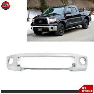 フロントバンパー クローム パークアシストセンサー穴付き 2007 2008-2014 トヨタ タンドラ用 Front Bumper Chrome w/ Park Assist Sensor Hole For 2007 2008-2014 Toyota Tundra 【並行輸入品】