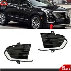 バンパーフロントフォグランプランプカバー左右 2017-2019 キャデラック XT5 Bumper Front Fog Lights Lamps Cover Left&Right For 2017-2019 Cadillac XT5 【並行輸入品】