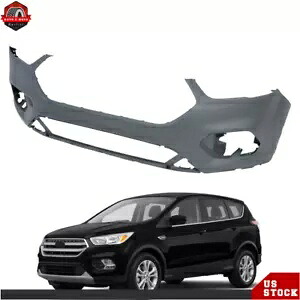 下塗りフロントバンパーカバー パークアシストなし 2017 2018 2019 フォード エスケープ用 Primed Front Bumper Cover w/o Park Assist For 2017 2018 2019 Ford Escape 【並行輸入品】