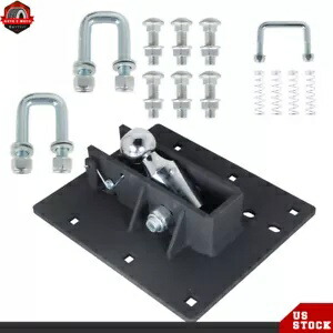 オーバーベッド フォールディング ボール グースネック ヒッチ T ハンドル 2-5/16 インチ ボール付き 61052 Over-Bed Folding Ball Gooseneck Hitch T-Handle w/2-5/16-Inch Ball 61052 【並行輸入品】