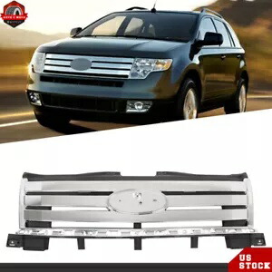 2007-2010 フォードエッジスポーツフロントアッパーバンパークロームグリルグリル 7T43-8A164 For 2007-2010 Ford Edge Sport Front Upper Bumper Chrome Grill Grille 7T43-8A164 【並行輸入品】