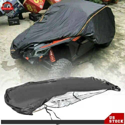 Can Am Maverick X3 RS 2015-2023 新しい実用車カバー防水に適合 Fit for Can Am Maverick X3 RS 2015-2023 New Utility Vehicle Cover Waterproof 【並行輸入品】